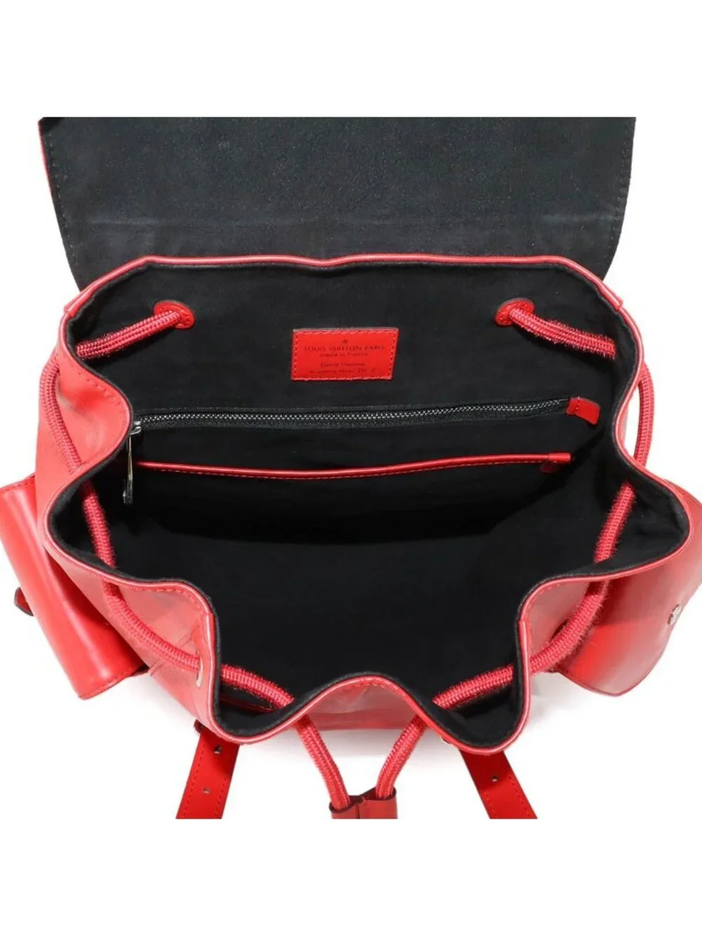 Louis Vuitton Supreme Epi Christopher PM Backpack Leather Red White